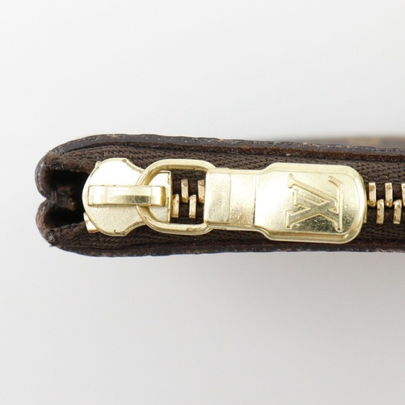 LOUIS VUITTON Brown Monogram Canvas Pochette Mini Bag - Picture 10 of 13